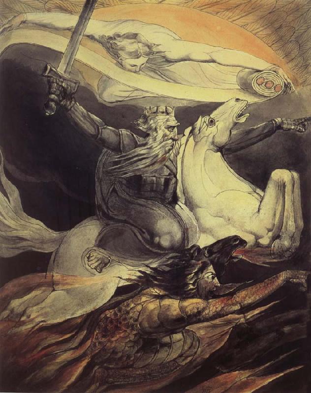 William Blake Death on a Pale Horse France oil painting art